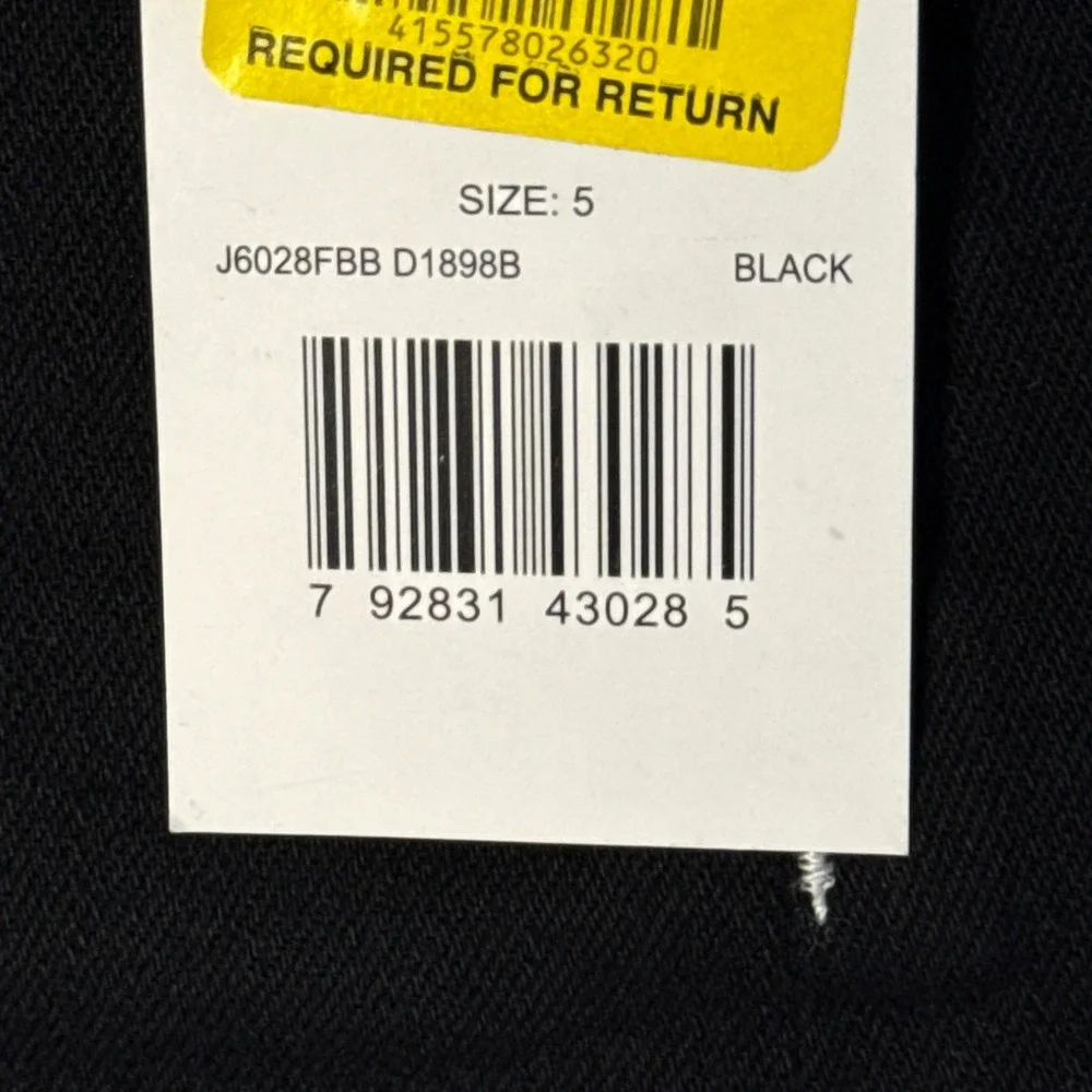 Dickies Cuffed 5 Pocket Short Juniors 5 27 Black High Rise Contrast Stitch NWT